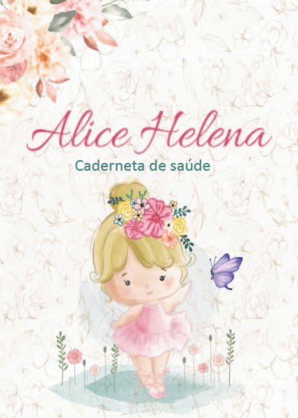 Caderneta de saúde e outros bailarina loira