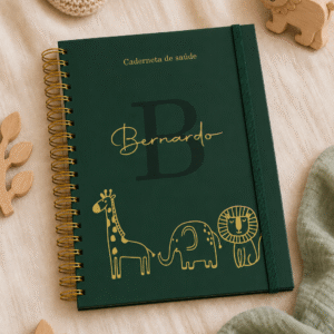 Caderneta de saúde e outros safari minimalista