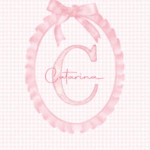 Caderneta de saúde e outros monograma laço