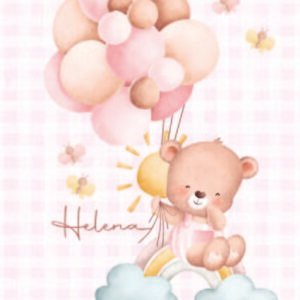 Caderneta de saúde e outros ursinha balão