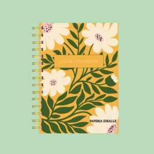 Agenda personalizada Abstrato floral