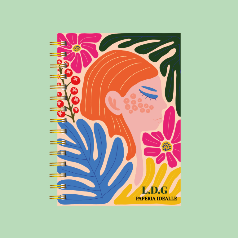 Agenda personalizada Abstrato mulher