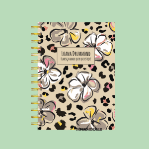Agenda personalizada Animal print floral