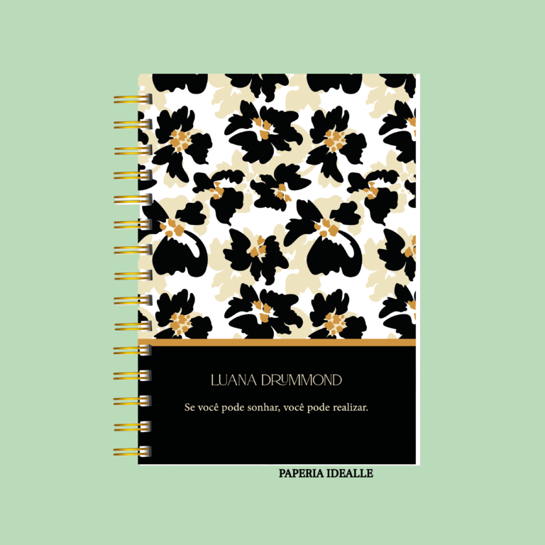 Agenda personalizada Animal print elegant