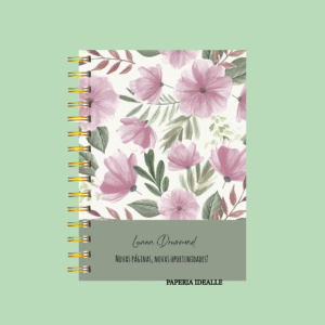 Agenda personalizada aquarela estampada