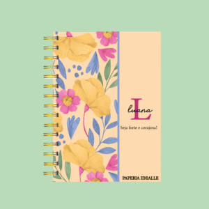 Agenda personalizada delicada inicial