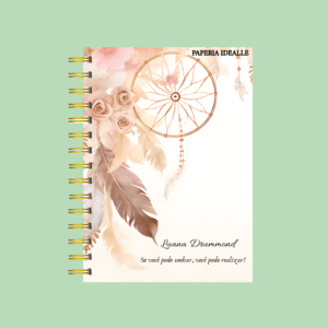 Agenda personalizada Filtro dos sonhos rose