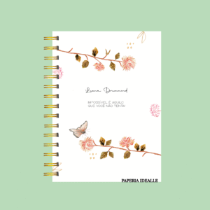 Agenda personalizada Delicada Galho