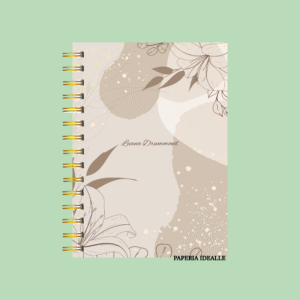Agenda personalizada Floral Fina