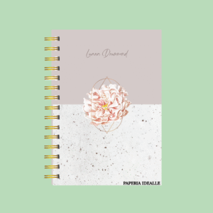 Planner personalizado completo mármore floral