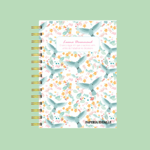 Agenda personalizada Estampas Pássaros