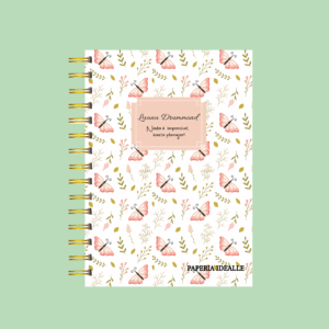 Agenda personalizada Estampas Borboletas