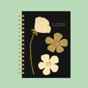 Planner personalizado completo preto, dourado e rose