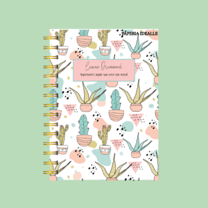 Planner personalizado completo suculenta cores