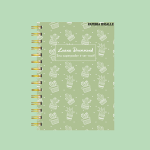 Planner personalizado completo suculenta minimalista