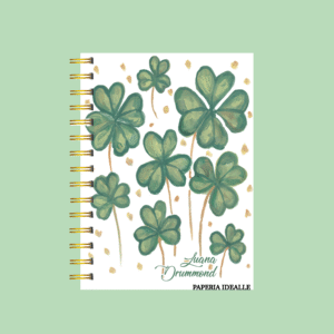 Planner personalizado completo trevo aquarela