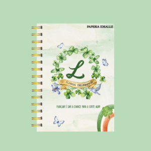 Planner personalizado completo trevo borboleta