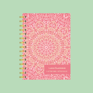 Planner personalizado completo mandala rosa