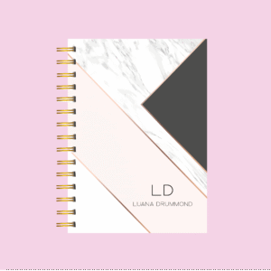 Agenda personalizada Mármore Triangular
