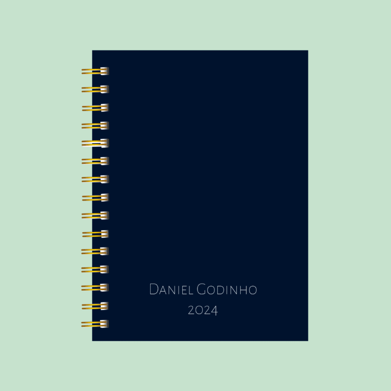 Planner masculino completo lisa
