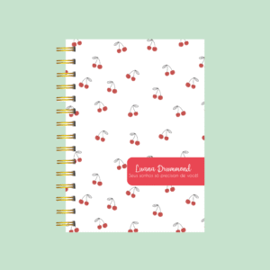 Agenda personalizada Cereja