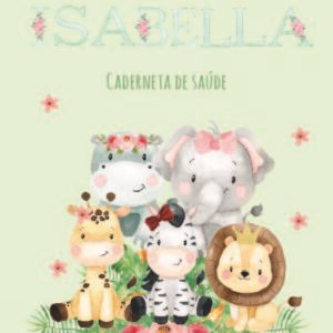 Caderneta de saúde e outros safari floral