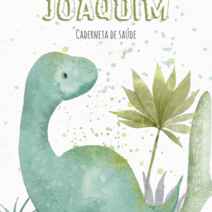 Caderneta de saúde e outros dinossauro cute