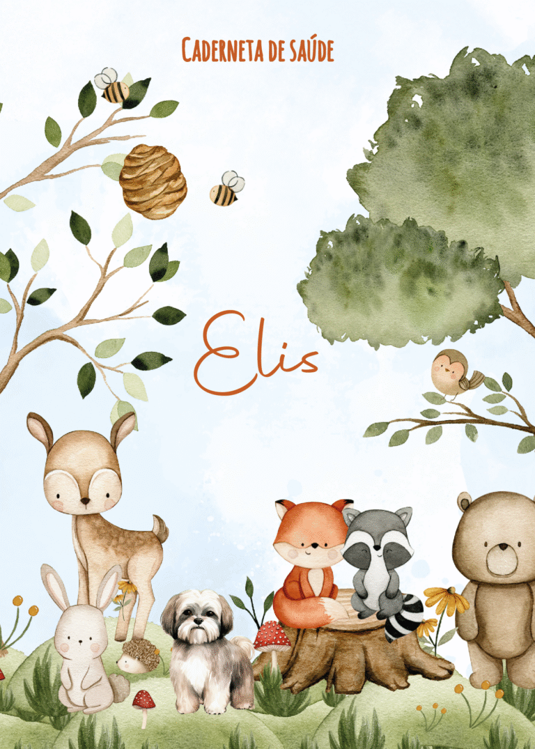 Caderneta de saúde e outros animais do bosque