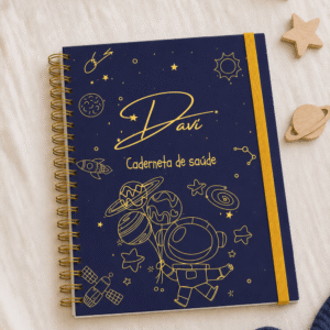 Caderneta de saúde e outros minimalista astronauta