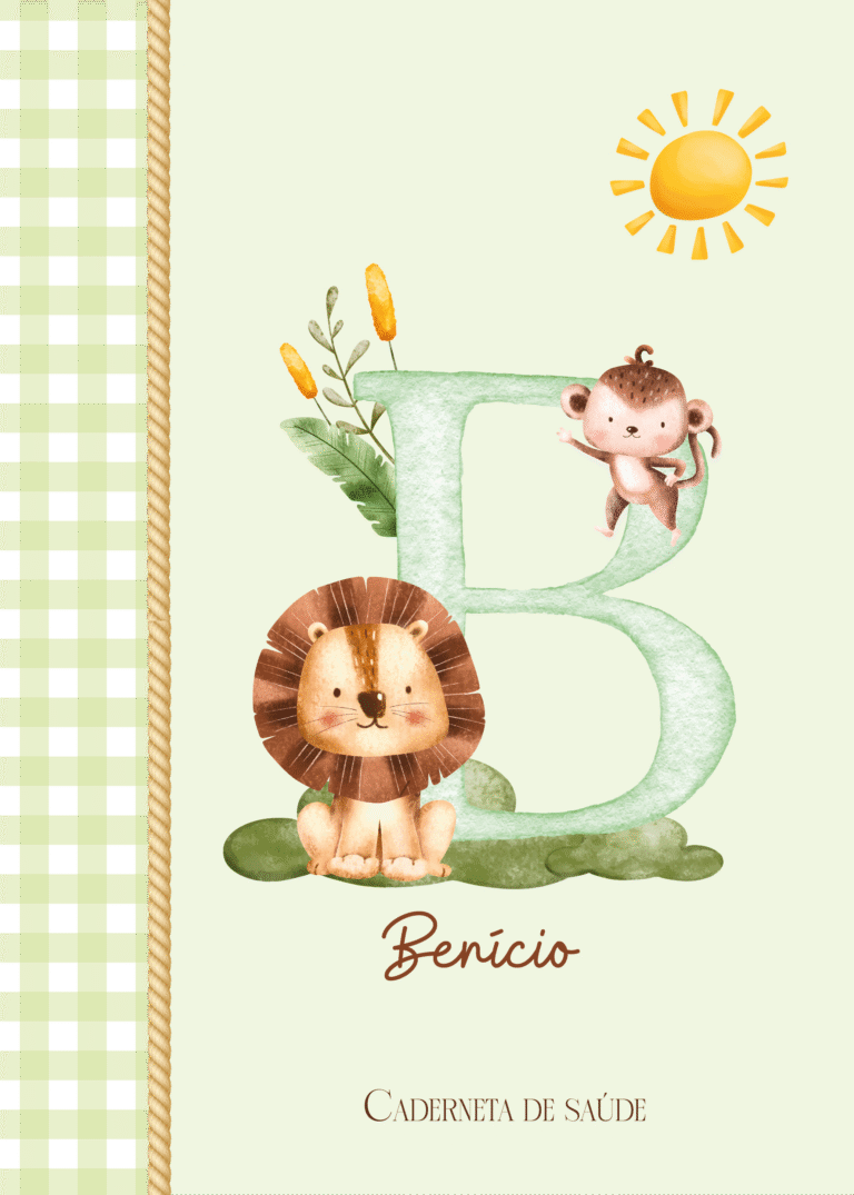 Caderneta de saúde e outros inicial safari