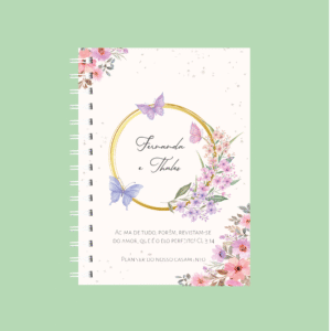 Planner da noiva floral