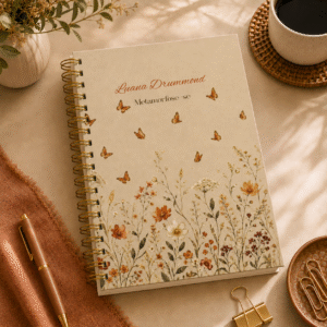 Agenda personalizada Borboleta jardim
