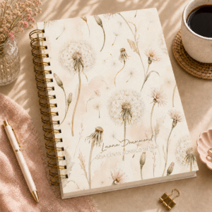Agenda personalizada Dente de leão harmonia