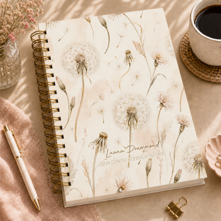 Agenda personalizada Dente de leão harmonia