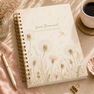 Agenda personalizada Dente de leão jardim
