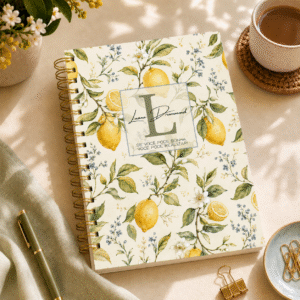 Planner personalizado limao sisciliano harmonia