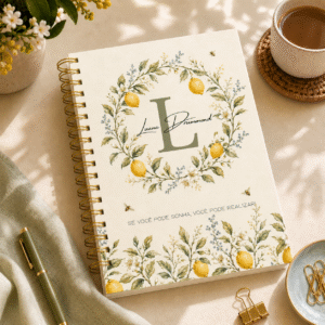 Planner personalizado limao sisciliano essencia
