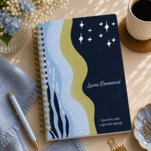 Planner personalizado mar estrelado