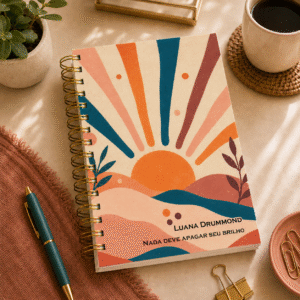 Agenda personalizada sol jardim