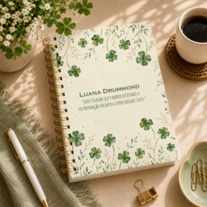 Planner personalizado Trevo (jardim)