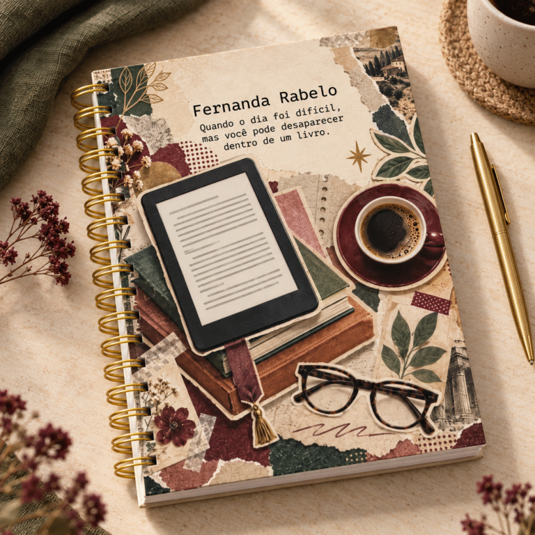 Planner personalizado Amo Livros